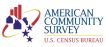 American Community Survey U.S. Census Bureau logo
